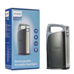 Philips ABS Multi-Functional Rechargeable Flashlight, Portable Light, RGB Ambient Light -1000Lumens, 100m Beam Range SFL3402/56