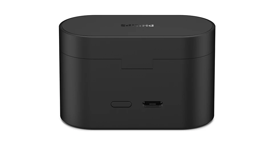 Philips True wireless headphones with Smart Charging Case, Noise Cancelling, 4 Mics, Dynamic Bass, 28H Playtime, Bluetooth 5.4, IPX5, Touch Controls, Voice Assistant-TAT6000BK/97