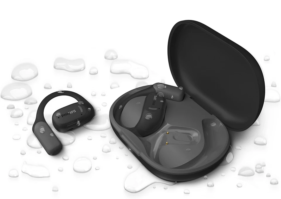 Philips 6000 series Open-ear true wireless sports ,long battery life wireless  headphones TAA6709DG/97