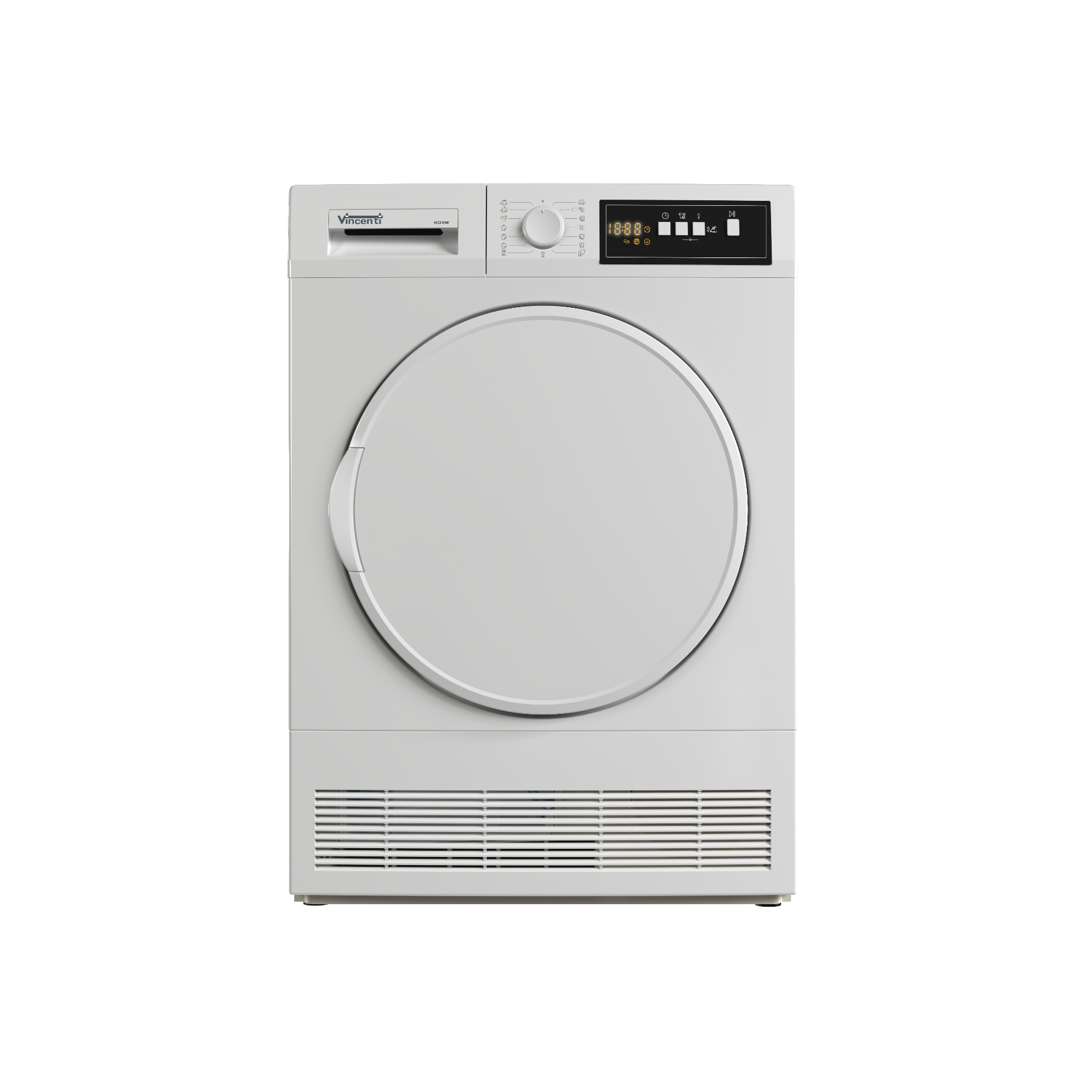 Vincenti Condenser Dryer White 10 KG VCD10W