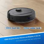 Ecovacs Deebot N20e Robot Vacuum Cleaner with Mop, 10000Pa Strongest Suction Robotic Vacuum, Anti-Hair Tangle, 350 Minutes Runtime, TrueMapping Intelligent Path Planning, Black | N20e