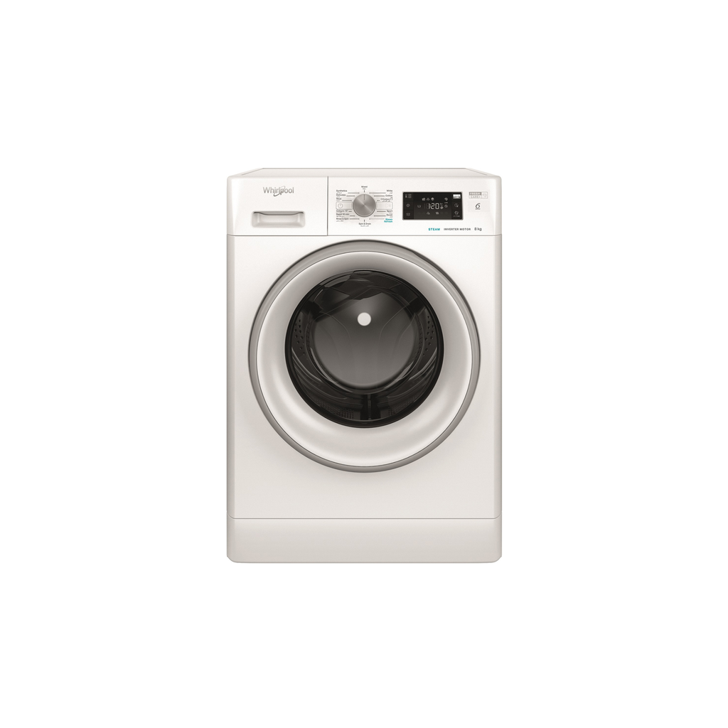 Whirlpool freestanding front loading washing machine: 8 kg FFB 8259 SV GCC