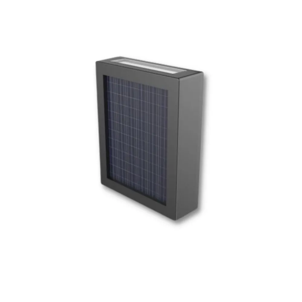 PHILIPS BWC010 LED1/730 1.1W 300LM IP65 ESSENTIAL SMARTBRIGHT OUTDOOR SOLAR LED WALL LIGHT [3K]