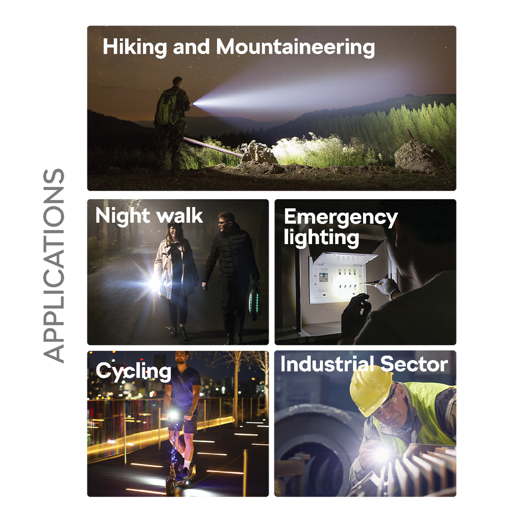 Philips Aircraft Aluminium Alloy Long Range 16.2cms Zoom LED Rechargeable Flashlight / Torch – 1450Lumens, 600m Range 2200mAh SFL2101/56