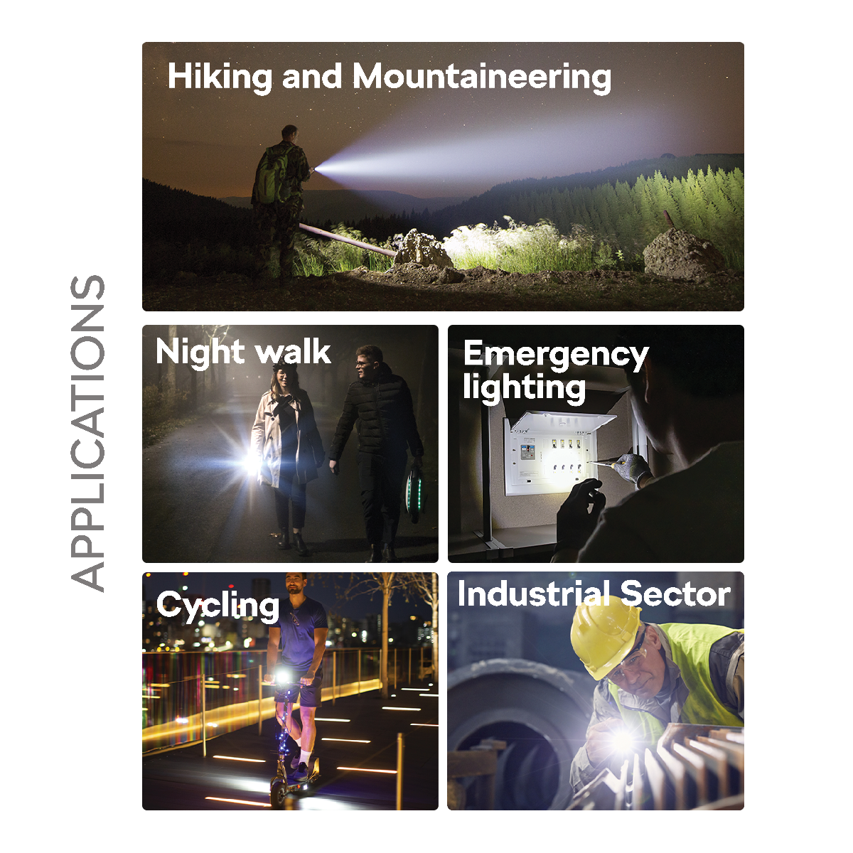 Philips Aircraft Aluminium Alloy Long Range 16.2cms Zoom LED Rechargeable Flashlight / Torch – 1450Lumens, 600m Range 2200mAh SFL2101/56