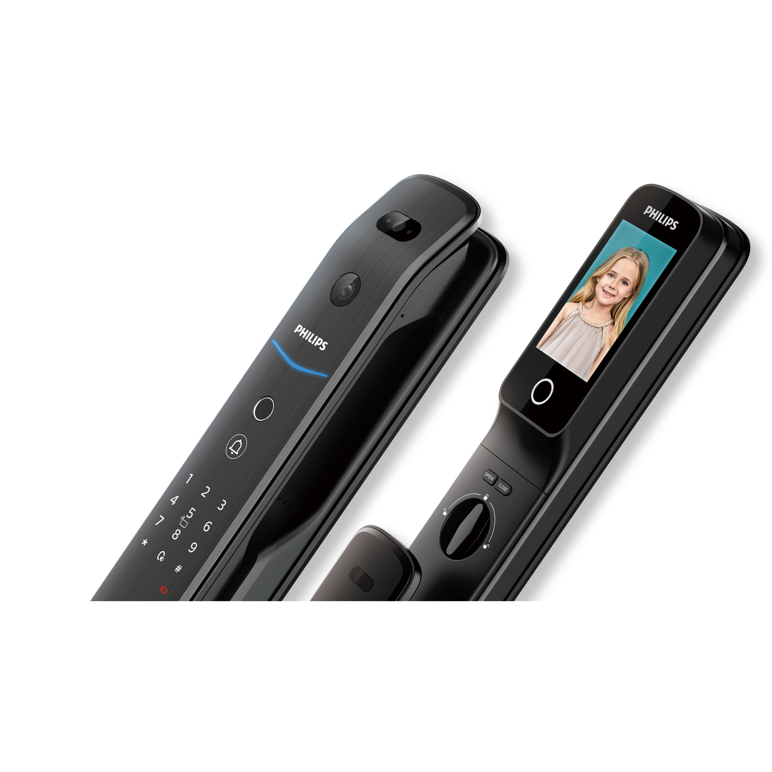 Philips 7000 series Facial recognition smart door lock - DDL709-FVP-7HWS Mohammed Fakhroo& Bros.