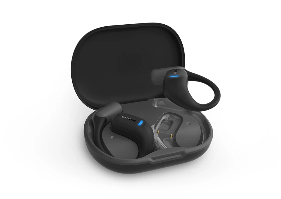 Philips 6000 series Open-ear true wireless sports ,long battery life wireless  headphones TAA6709DG/97