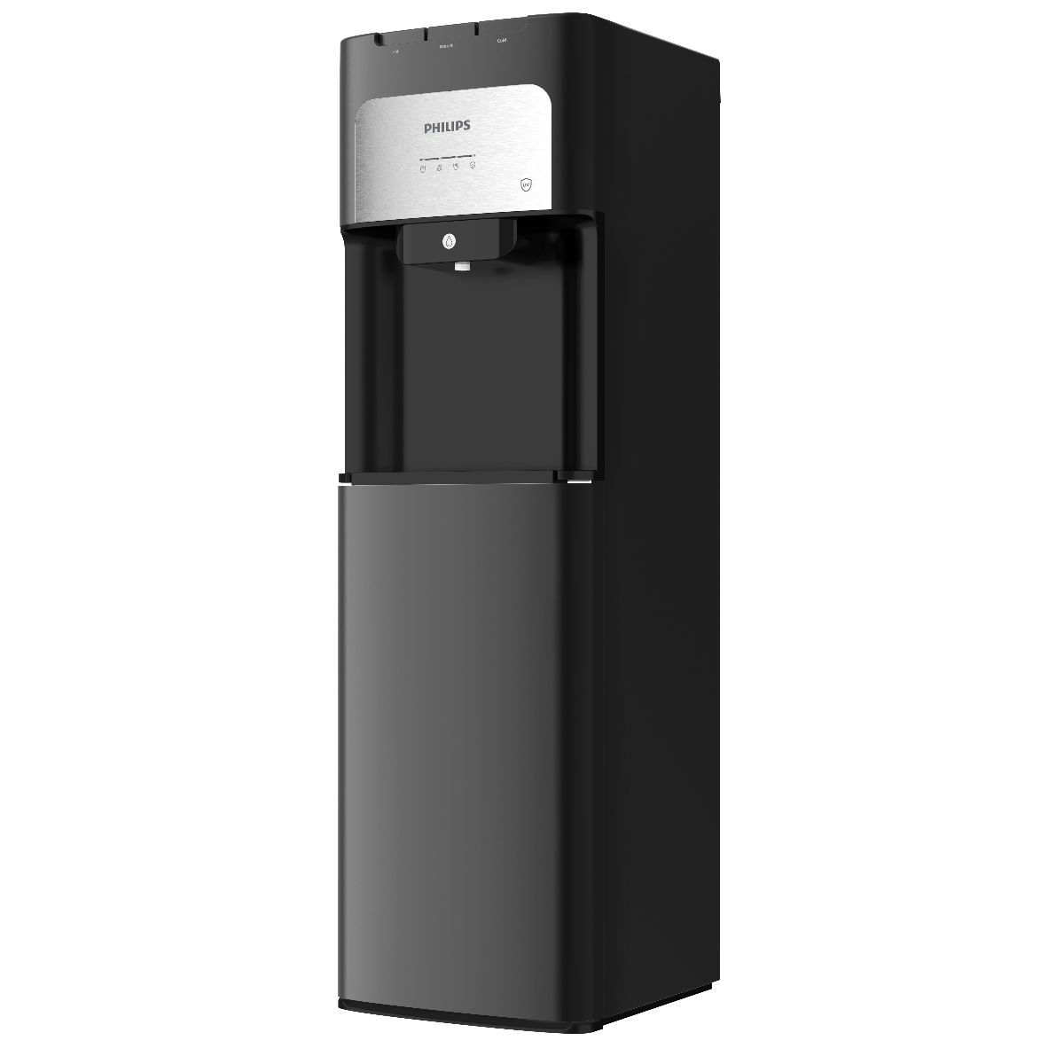 Philips Water Dispenser with Micro P-Clean Filtration and UV-LED (black)