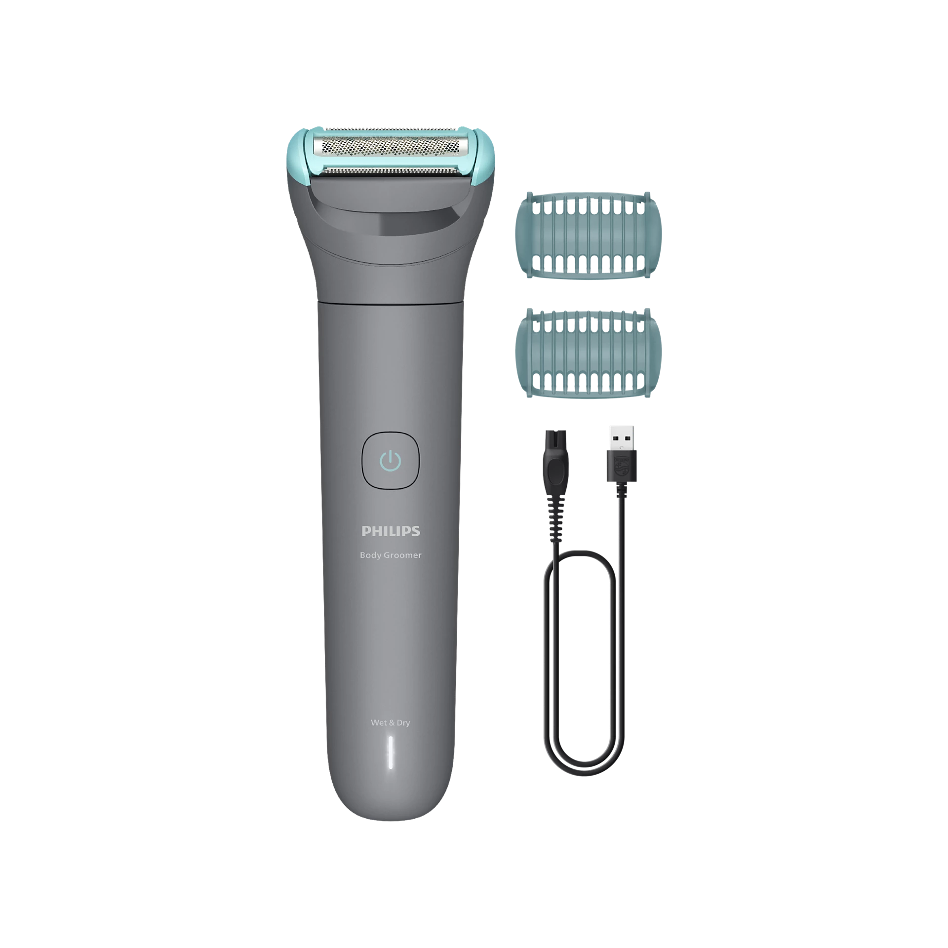 Philips Body Groomer 3000 Series - Trimmer for Men with Triple Protect Shave System, Intimate Trim & Shave, Close and Smooth on Skin, 100% Showerproof, 80 Min. Runtime, Model BG3480/15