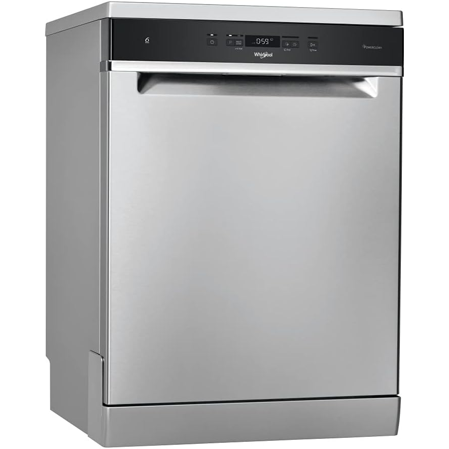Whirlpool Dishwasher: Inox Color, Full Size - Wfc 3C33 Pf X Uk