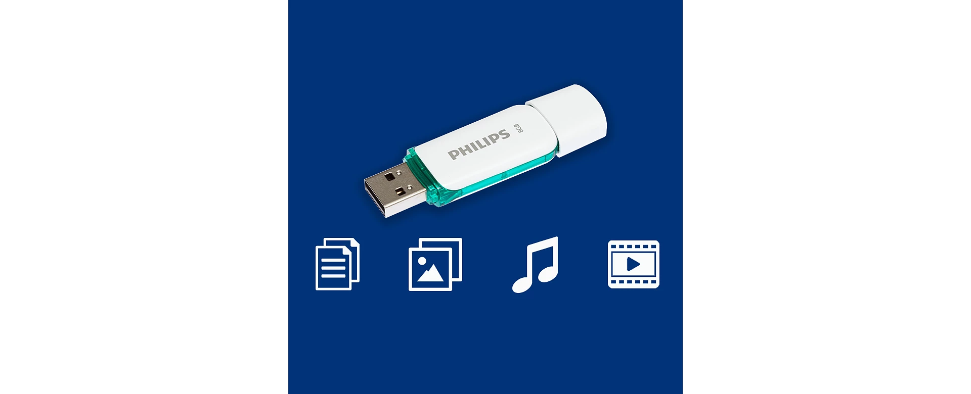 Philips USB Flash Drive - 8GB - FM08FD70B/00