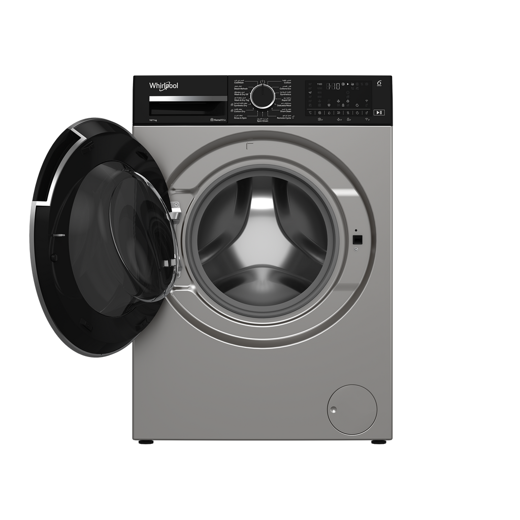 Whirlpool Freestanding Washer Dryer (10 kg / 7 kg, 1400) - WWD 107143D SBME
