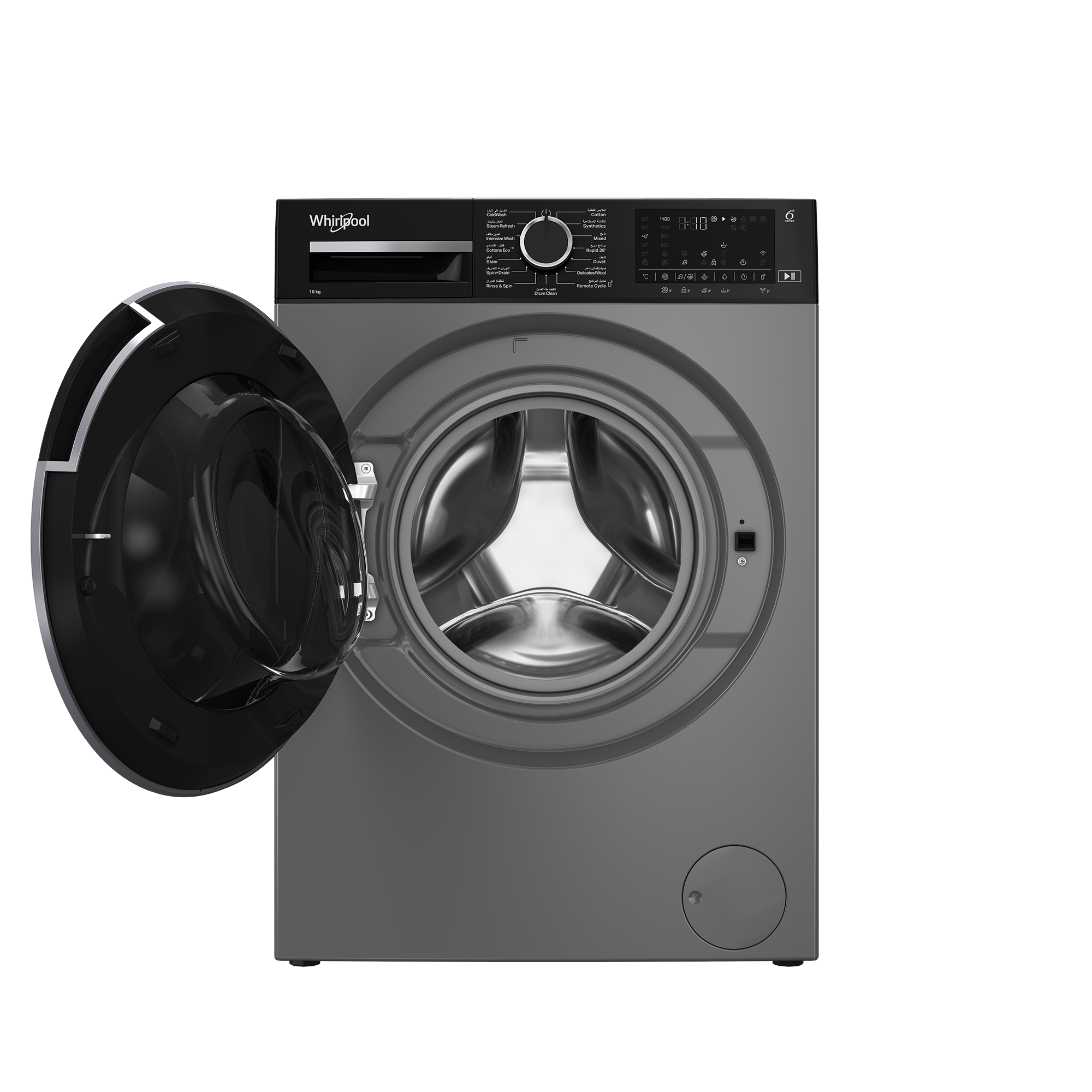 Whirlpool Freestanding Washing Machine (10 kg, 1400 rpm) - WFL 10143DU SBME