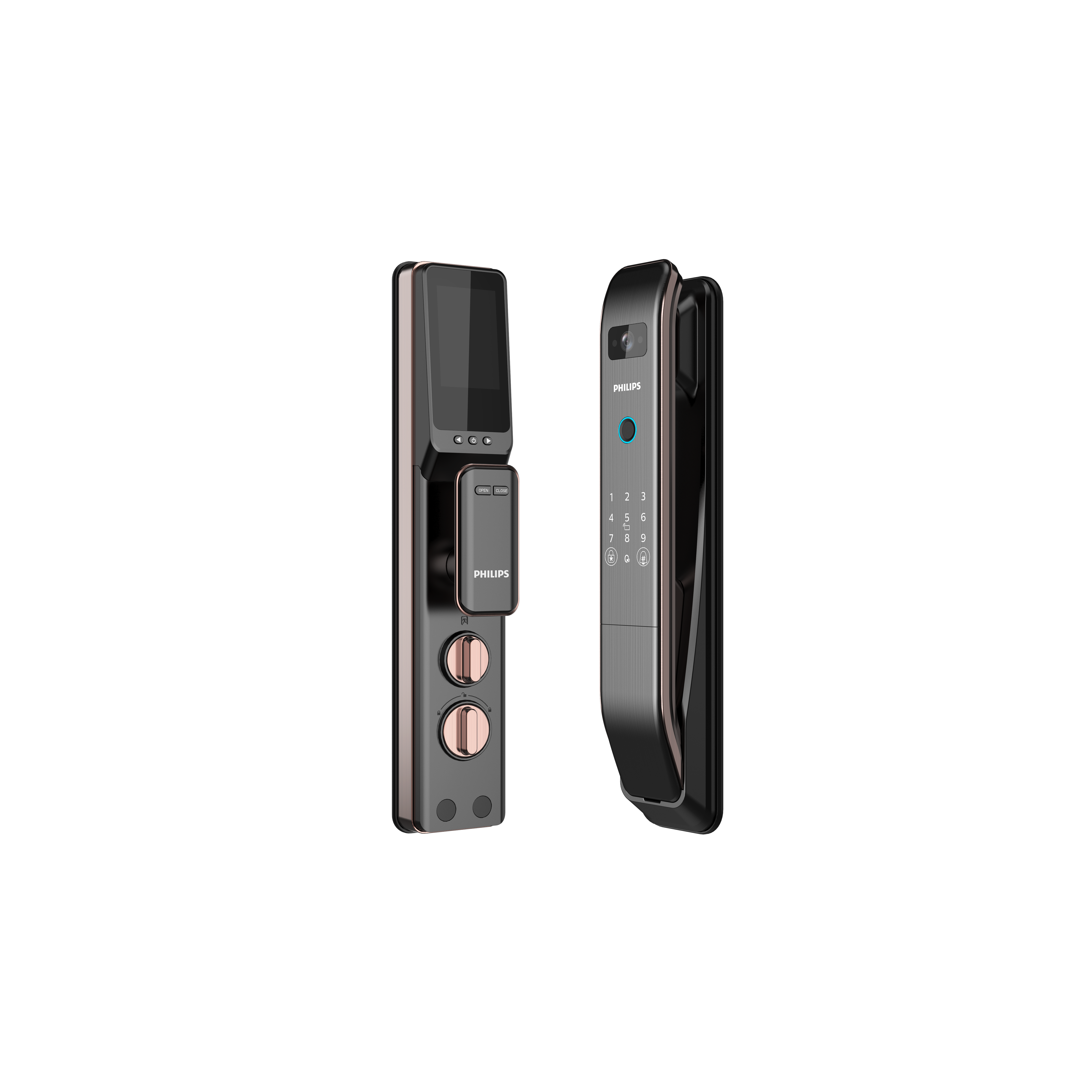 Philips Easy DDL303-VP-5HWS Smart Door Lock with Finger, Card, Password, Tuya App OTP unlock Mohammed Fakhroo& Bros.