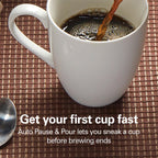 Hamilton Beach FrontFill® 12 Cup Programmable Coffee Maker, 1.7L Glass carafe, 950W, Wake up ready, 3 brewing options, Reusable mesh filter, Clean reminder, Auto shut off, 46310-ME