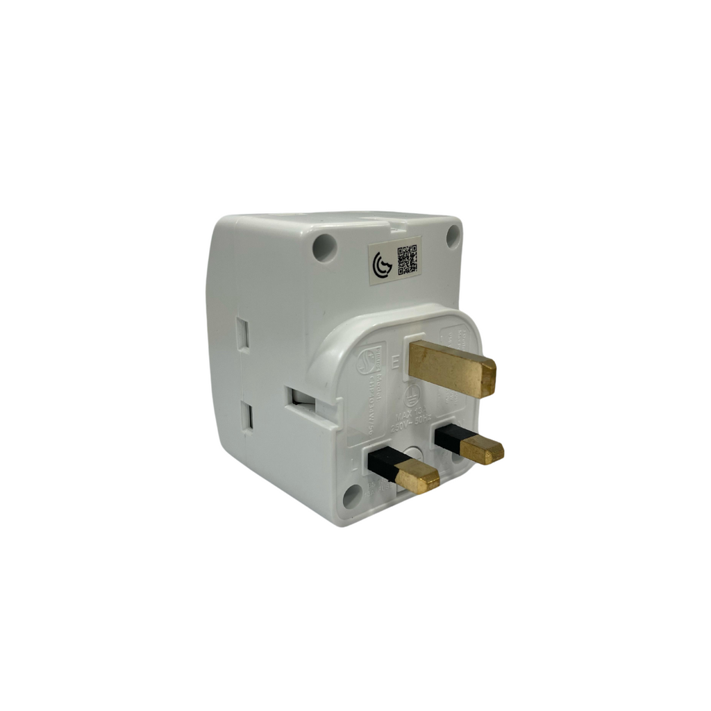 Philips Multi socket 13A UK plug  3outlets in 1 plug without switch -CHP1034W/56