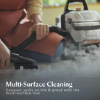 Bissell SpotClean HydroSteam 3700E – Portable Deep Cleaner with Hydrosteam Technology, Powerful Stain Removal for Carpets with Power of Steam, Compact & Lightweight