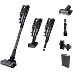 Bissell PowerClean FurGuard 4241K – 280W Self-Standing Cordless Vac with Self-Cleaning Brush Roll & Upholstery Tool with LED Headlights, 2 Removable Batteries