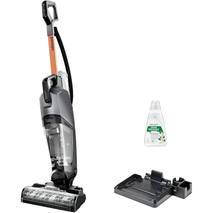 Bissell CrossWave HydroSteam 3527E – Wet & Dry All-in-One Vacuum, Mop and Steam with the Power of Hydrosteam Technology. For use on Tiles, Wood Floors, Rubber Floor & Mats