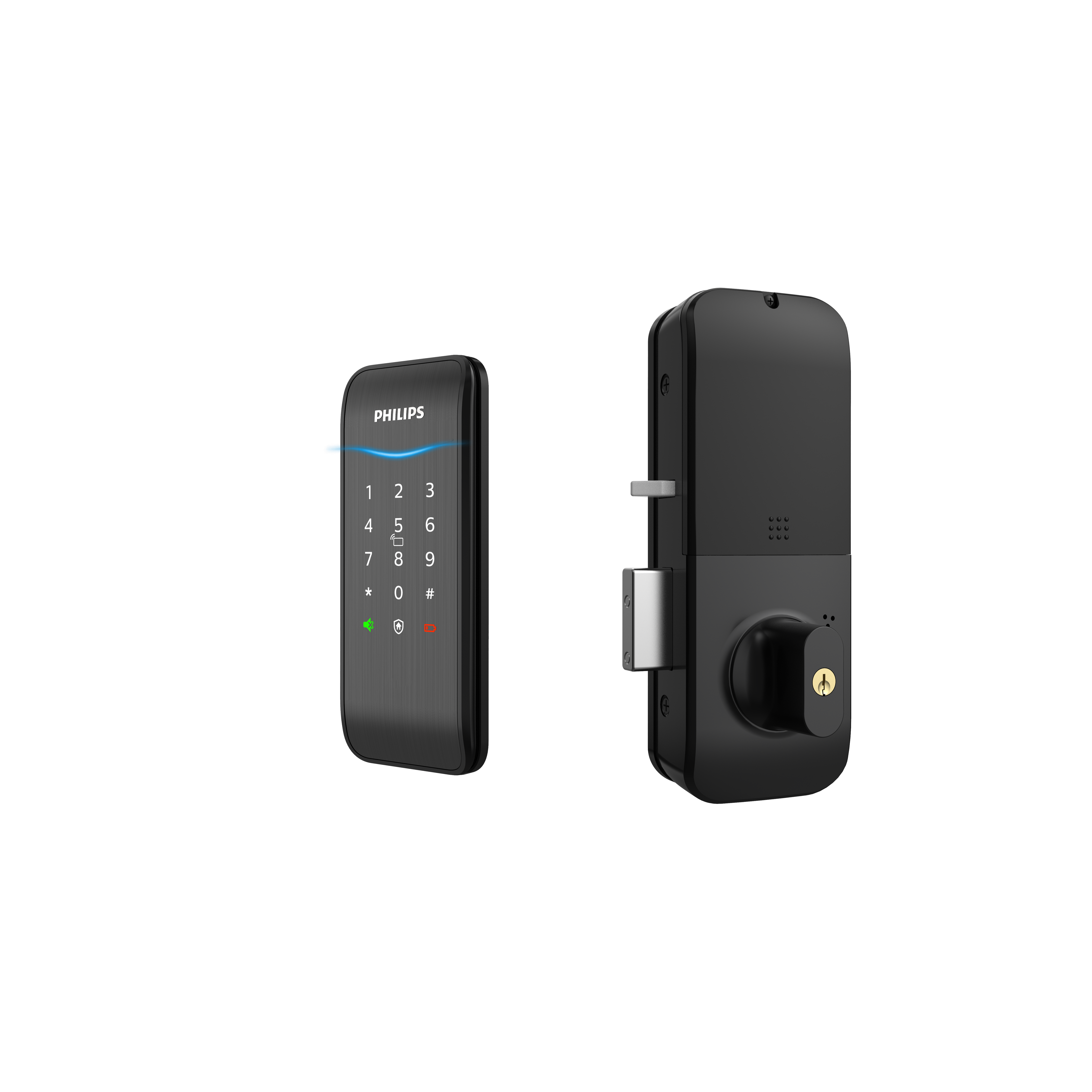 Philips Easykey 5100-5HBKS- Smart rim door lock Mohammed Fakhroo& Bros.