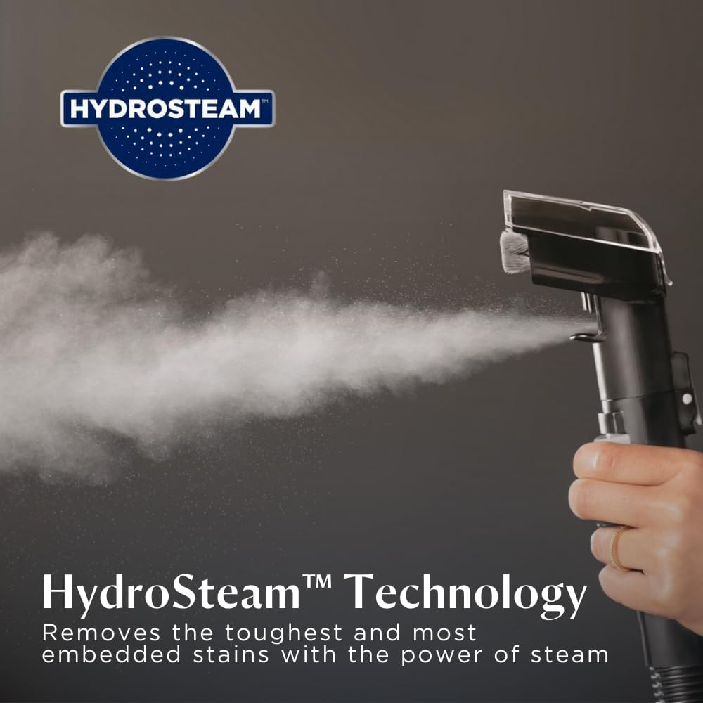 Bissell SpotClean HydroSteam 3700E – Portable Deep Cleaner with Hydrosteam Technology, Powerful Stain Removal for Carpets with Power of Steam, Compact & Lightweight