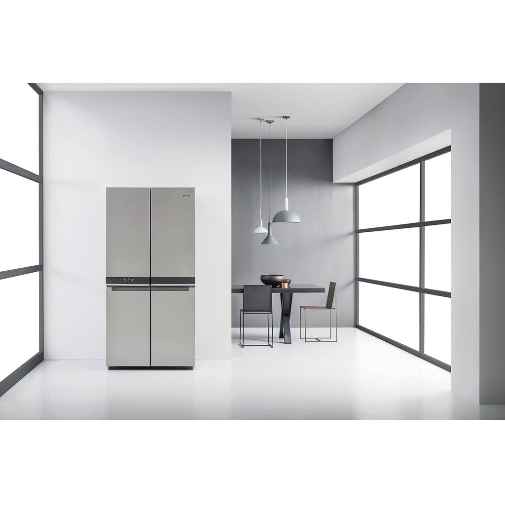 ثلاجة ويرلبول الأمريكية جنبًا إلى جنب: لون ستانلس ستيل - WQ9 B1L المملكة المتحدة 