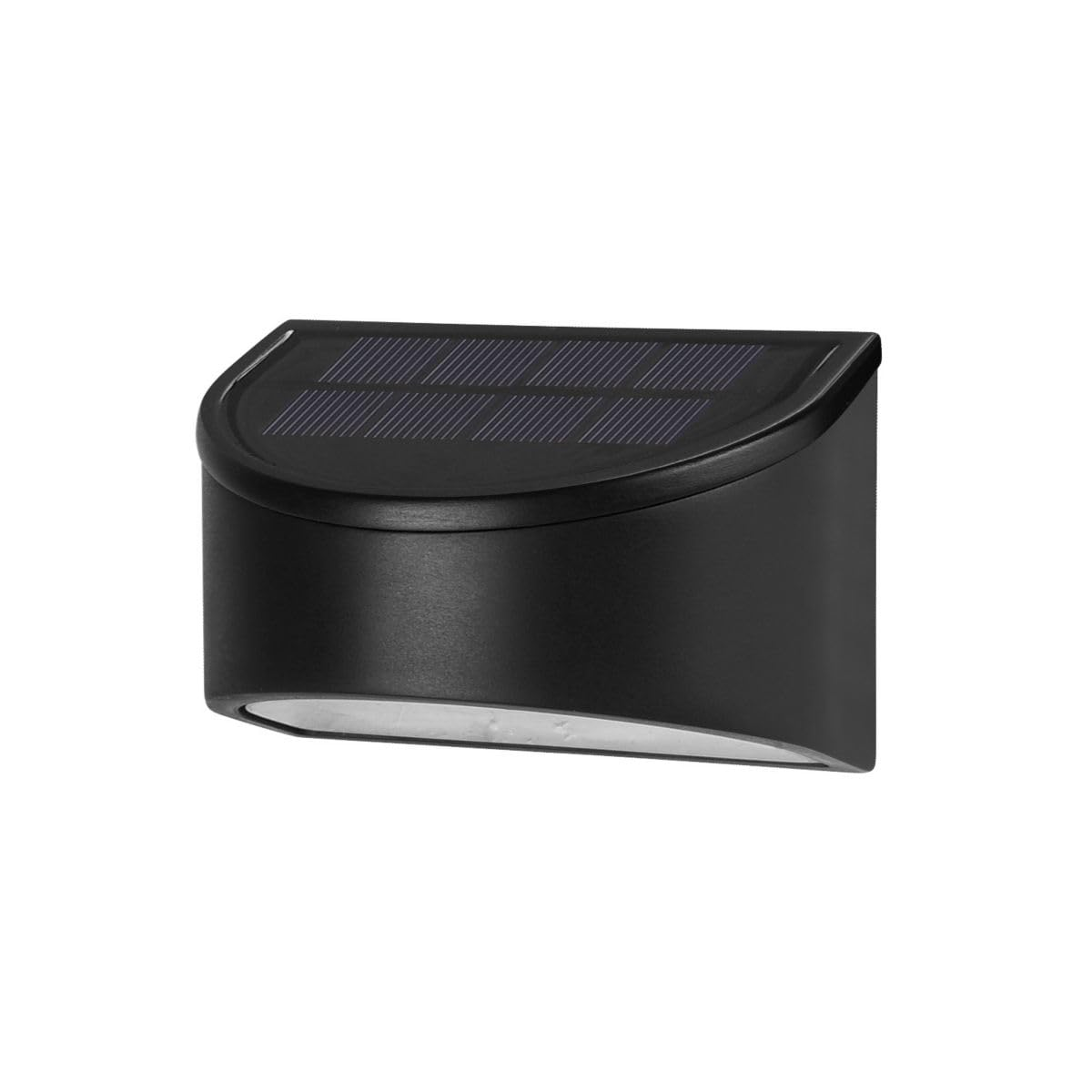 PHILIPS Solar Wall Washer Light | Essential SmartBright Solar Decorative Outdoor Wall Light | Warm White (BWC015 LED/730 T3) | Panel Peak Wattage : 0.3-watt | Pack of 1