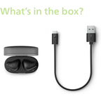 PHILIPS TAT2139BK/97 True Wireless In Ear Bluetooth Headphones - Small buds. Great value Natural sound. Dynamic bass, Pocket-sized charging case, Clear calls - Black