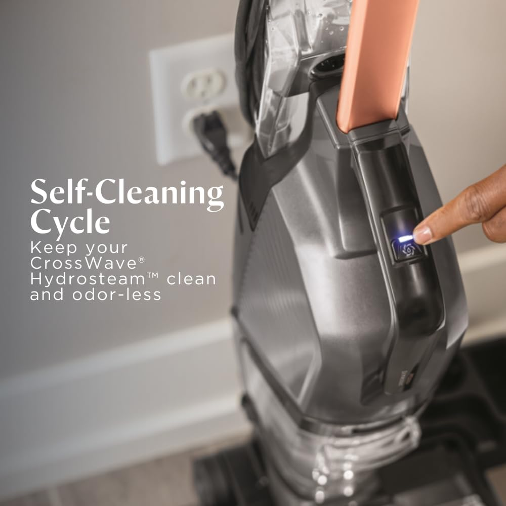 Bissell CrossWave HydroSteam 3527E – Wet & Dry All-in-One Vacuum, Mop and Steam with the Power of Hydrosteam Technology. For use on Tiles, Wood Floors, Rubber Floor & Mats