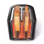 Philips Toaster With Extra Wide Slots - Black - HD2637/91