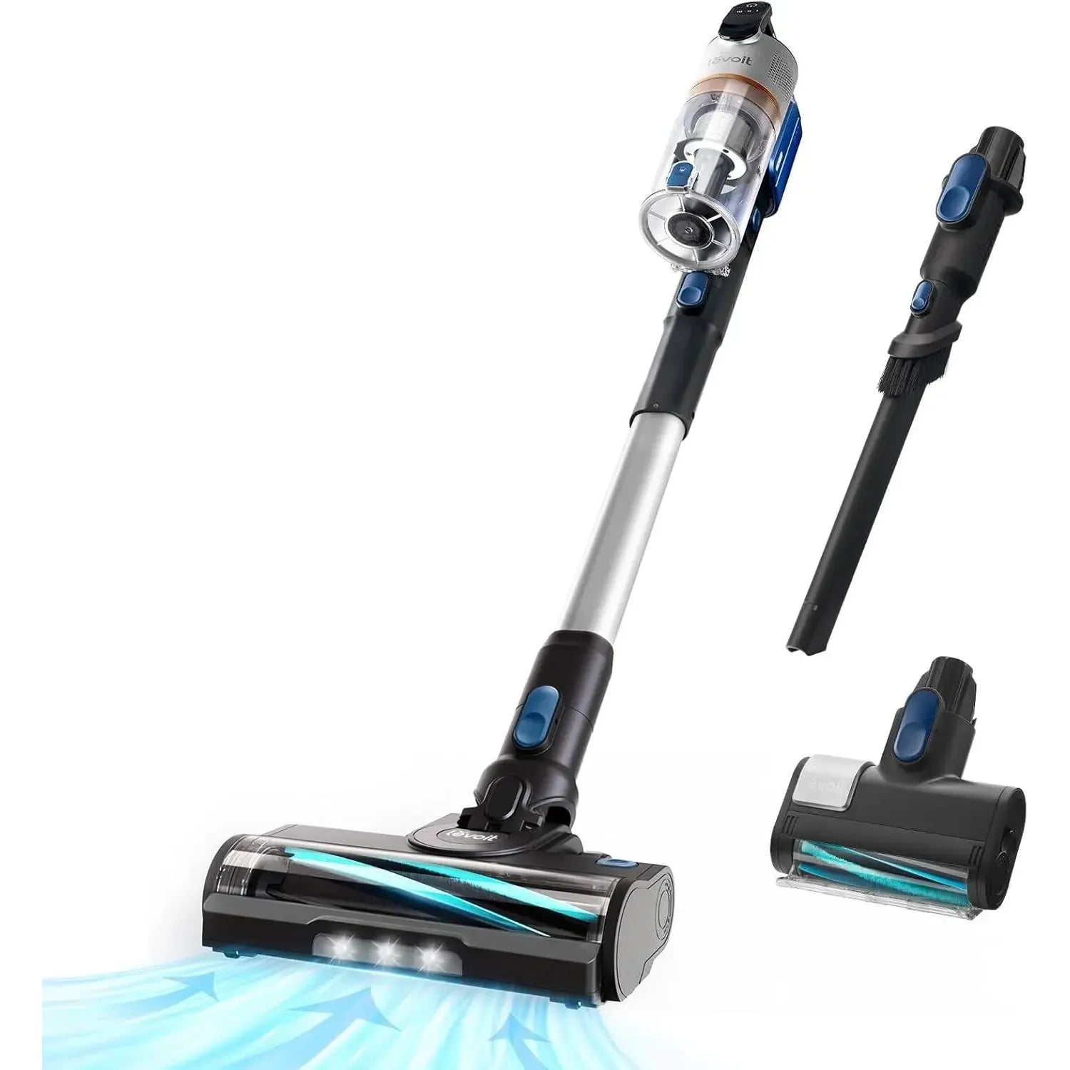 Levoit Cordless Vacuum, Ultra Suction, Up to 60 Mins, Mini Motorized Brush | HEPA Filter, Anti-Tangle Brush, Rechargeable, Versatile for Carpets & Hard Floors, Lightweight, LSV-V202PE-BUK Mohammed Fakhroo& Bros.