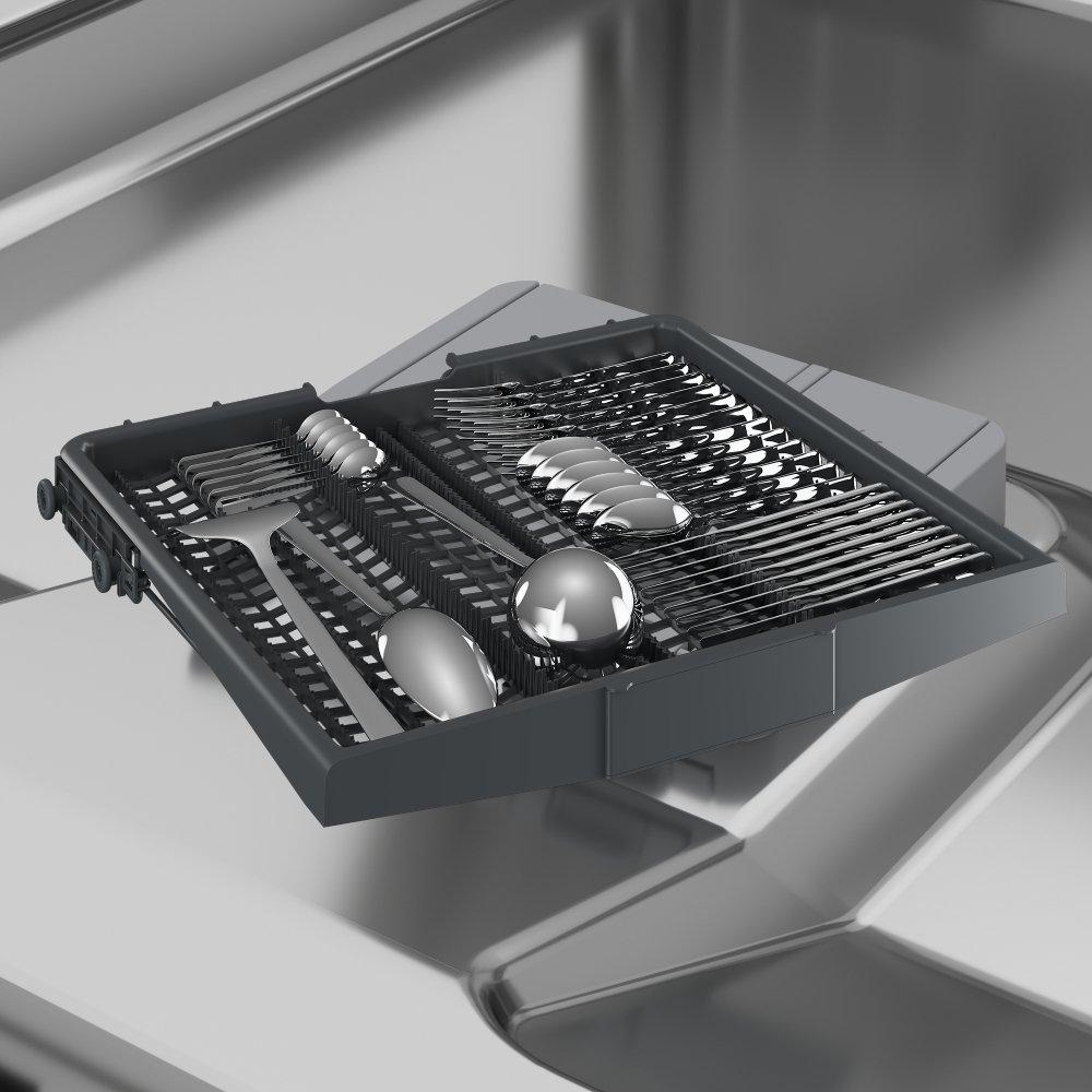 Whirlpool 6 Programs 15 Settings Free Standing Dishwasher, WFD 656DDI3 MME - Pearl Inox