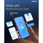 Philips Smart Door Lock with Palm Vein Recognition, 3D Face ID, Fingerprint Scanner, Multiple Access Modes, Zinc Alloy Build, Tempered Glass Touchscreen-902-MFVP-11HWS Mohammed Fakhroo& Bros.