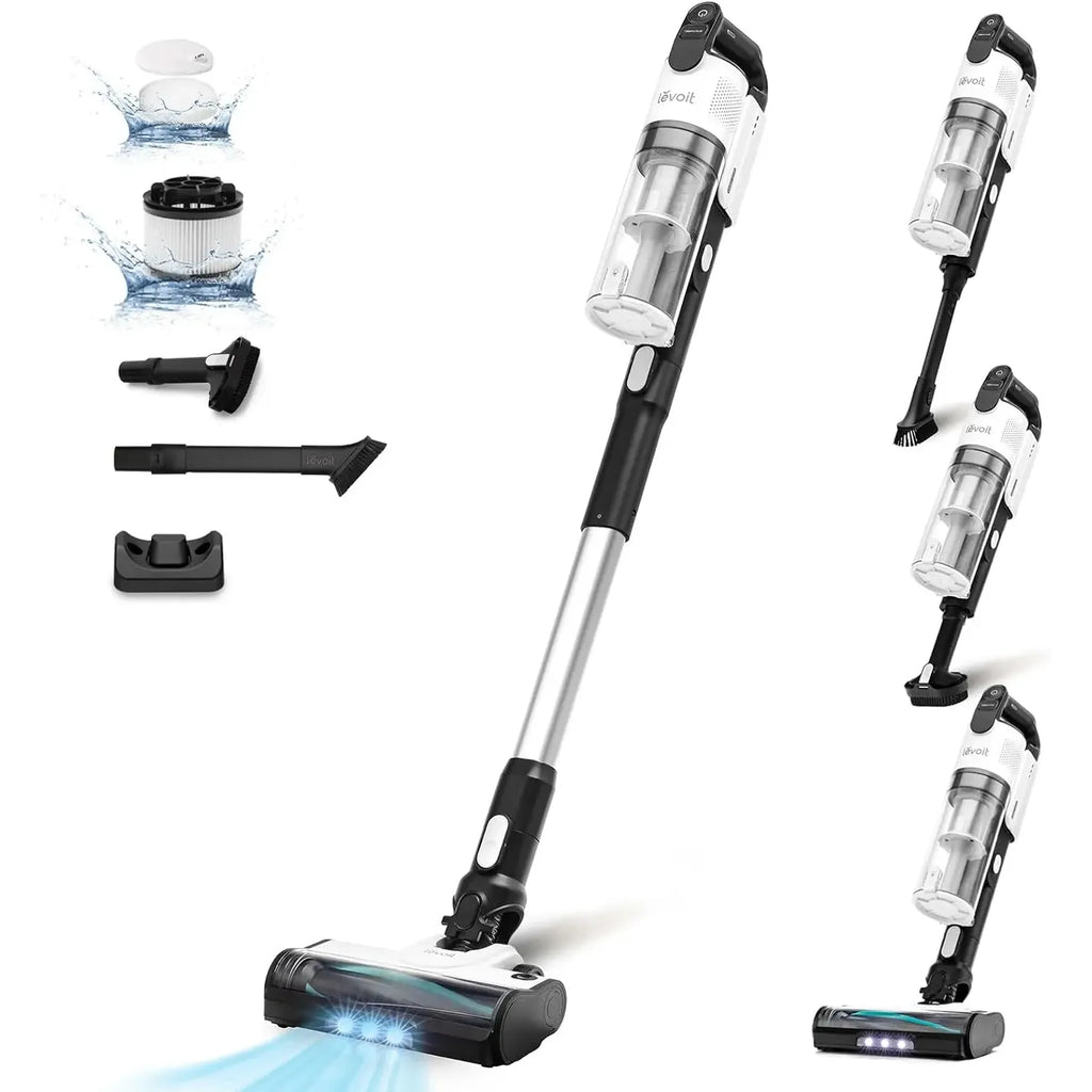 Levoit Vacuum Cleaner Cordless, Anti Hair Wrap Design, 2 in 1 Handheld Stick Lightweight Cleaner, Up to 50 Mins, Easy-Clean Dust Cup, for Hardwood Floor Car Pet Hair LSV-V201-WUK Mohammed Fakhroo& Bros.