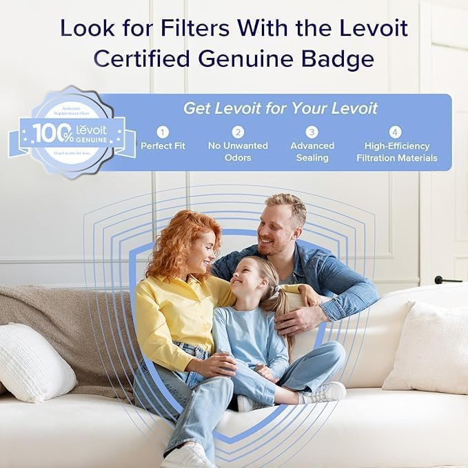 LEVOIT Core 200S Smart WiFi Air Purifier Night Light Sleep Soundly Core-200S White
