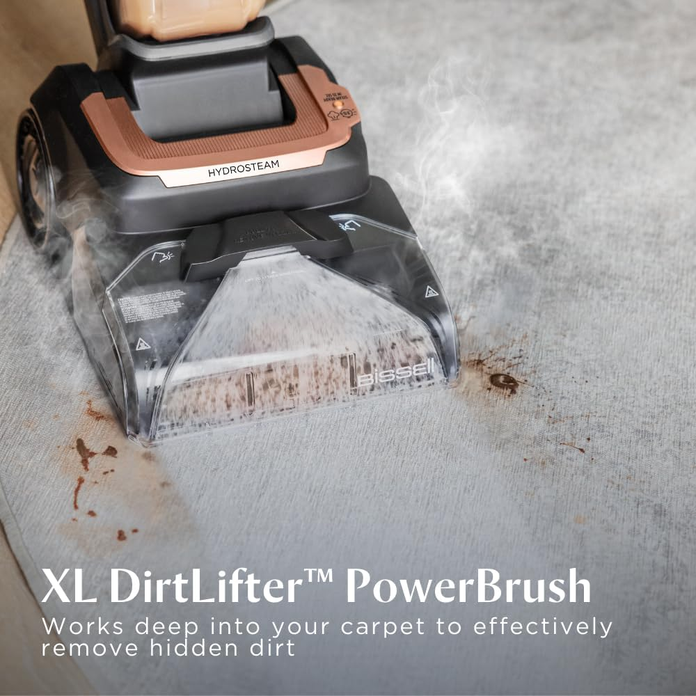 Bissell PowerWash HydroSteam™ 4201K – Carpet & Upholstery Cleaner with HydroSteam™ Technology, Steam Pretreat Mode, XL DirtLifter PowerBrush & Easy-Clean Brush Roll
