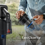 Bissell PowerClean FurGuard 4241K – 280W Self-Standing Cordless Vac with Self-Cleaning Brush Roll & Upholstery Tool with LED Headlights, 2 Removable Batteries