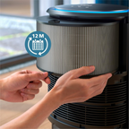 Philips Genuine 3-In-1 Pre-Filter + NanoProtect HEPA + Active Carbon Replacement Filter (2 Pieces)- FY4200/30, Up to 12 months lifetime, For PureProtect Air Purifiers AC4220 & AC4221