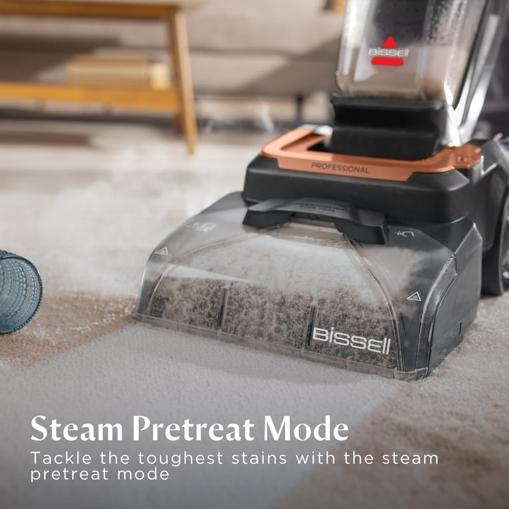 Bissell PowerWash HydroSteam™ 4201K – Carpet & Upholstery Cleaner with HydroSteam™ Technology, Steam Pretreat Mode, XL DirtLifter PowerBrush & Easy-Clean Brush Roll