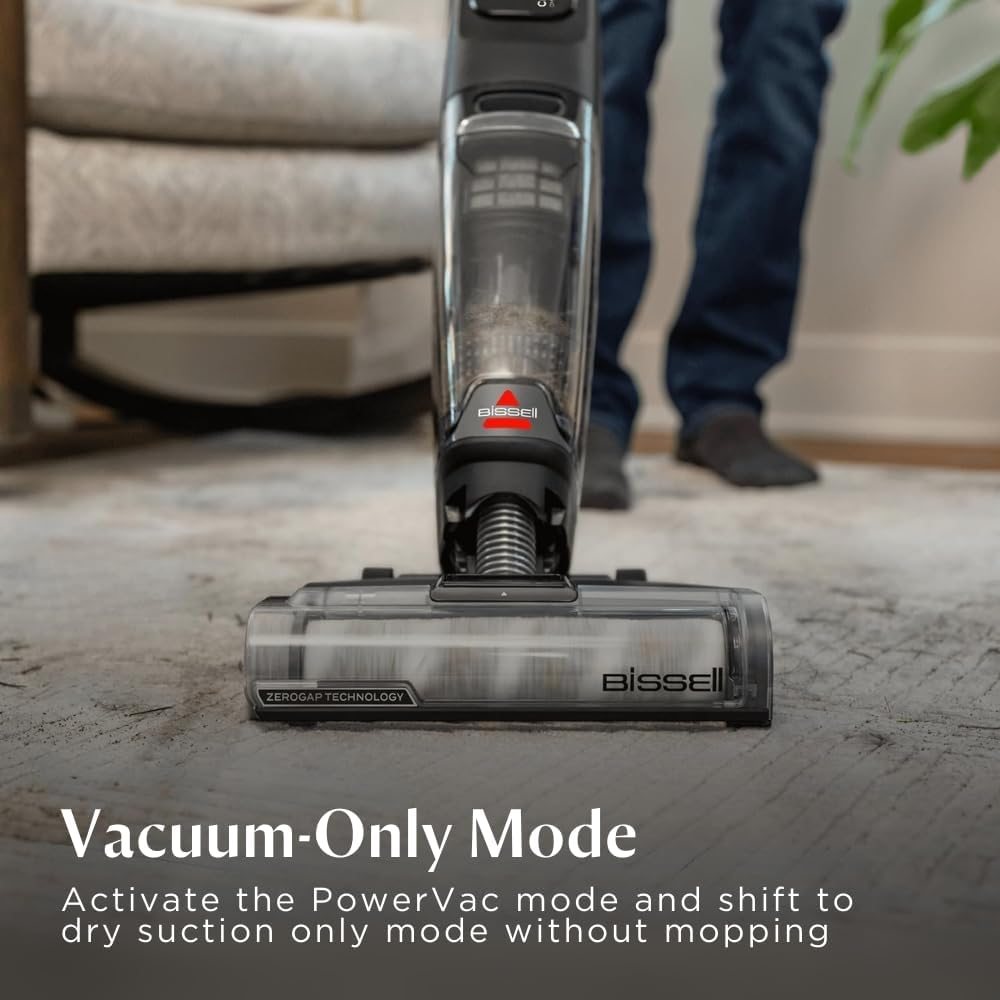 BISSELL 4000E Omniforce Edge Cordless Wet & Dry Vacuum Cleaner- Powerful Suction & Mop For Hard Floors And Rugs