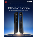 Philips Smart Door Lock with Palm Vein Recognition, 3D Face ID, Fingerprint Scanner, Multiple Access Modes, Zinc Alloy Build, Tempered Glass Touchscreen-902-MFVP-11HWS Mohammed Fakhroo& Bros.