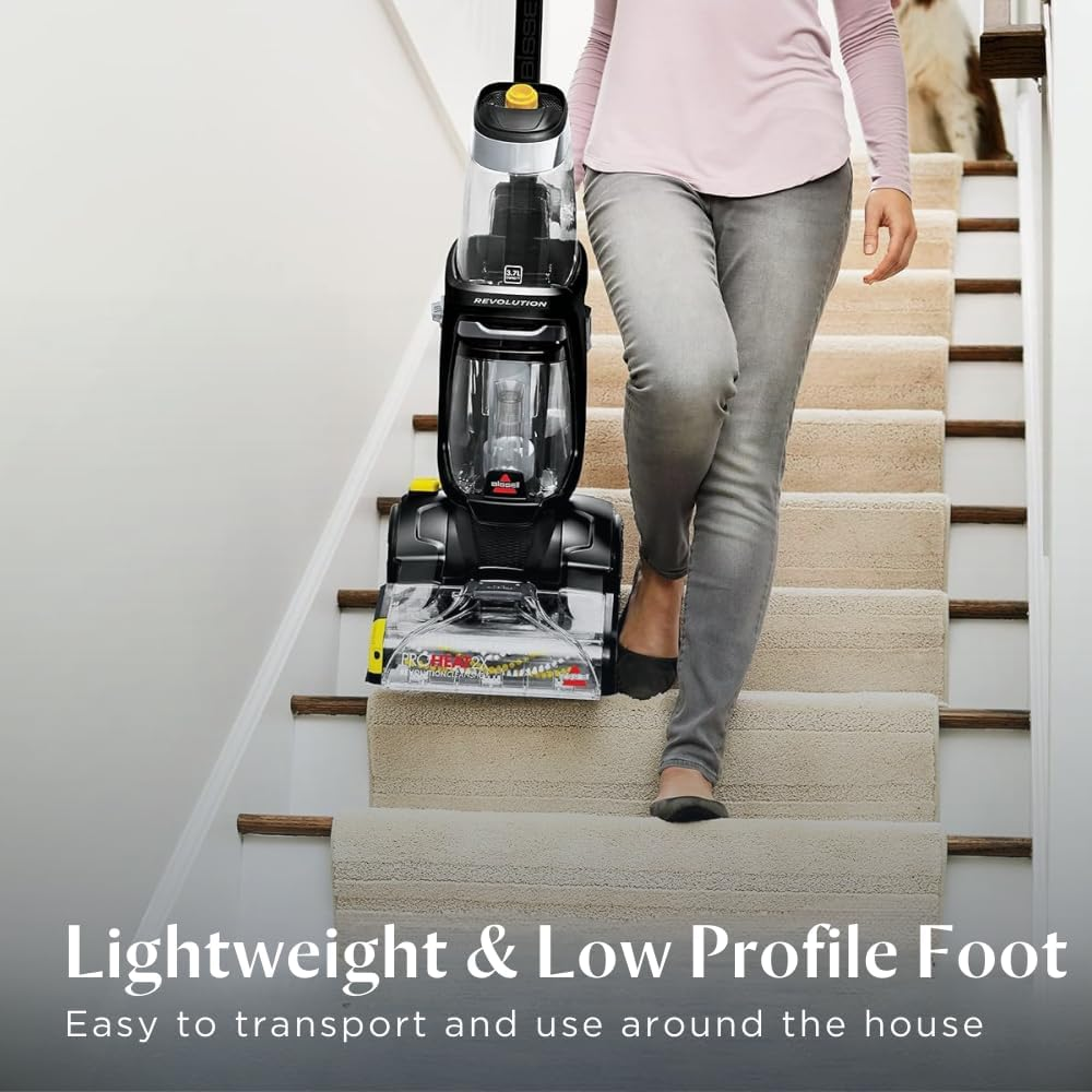 Bissell ProHeat 2X Revolution Cleanshot 2066E – Upright Carpet Cleaner with HeatWave Technology, Powerful Stain Removal, Large 10kg, Ideal for Tough Stains & Deep Cleaning
