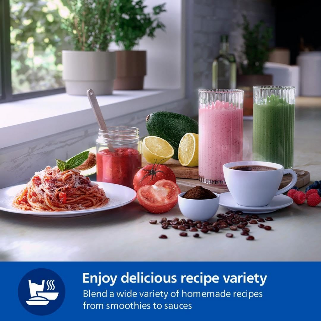 Philips Blender 5000 Series - Personal Blender, 1000W, 700ml Tumbler + 2 Extra, 1 Speed, ProBlend Plus Technology - HR2767/00 Mohammed Fakhroo& Bros.