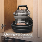 Bissell SpotClean HydroSteam 3700E – Portable Deep Cleaner with Hydrosteam Technology, Powerful Stain Removal for Carpets with Power of Steam, Compact & Lightweight