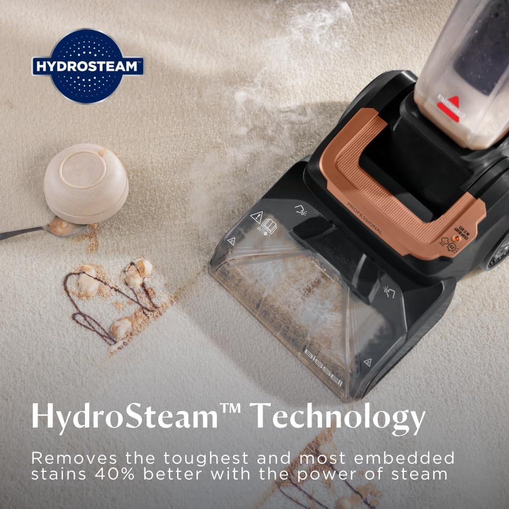 Bissell PowerWash HydroSteam™ 4201K – Carpet & Upholstery Cleaner with HydroSteam™ Technology, Steam Pretreat Mode, XL DirtLifter PowerBrush & Easy-Clean Brush Roll