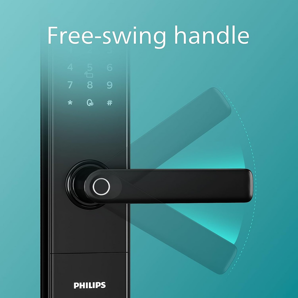 Philips Easykey DDL603E-5HWS Fingerprint Lock - Smart Lock Mohammed Fakhroo& Bros.