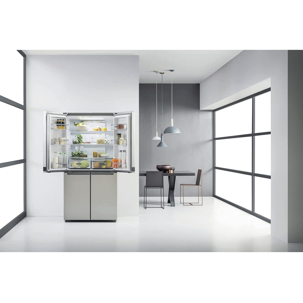 ثلاجة ويرلبول الأمريكية جنبًا إلى جنب: لون ستانلس ستيل - WQ9 B1L المملكة المتحدة 