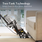 Bissell ProHeat 2X Revolution Cleanshot 2066E – Upright Carpet Cleaner with HeatWave Technology, Powerful Stain Removal, Large 10kg, Ideal for Tough Stains & Deep Cleaning