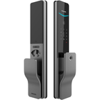 Philips EasyKey DDL801-5HBS Smart Door Lock, Fingerprint Push-Pull Keyless Entry, PIN Code, RFID Card, App Remote Access, Auto Lock, Dual Verification, Grey Mohammed Fakhroo& Bros.