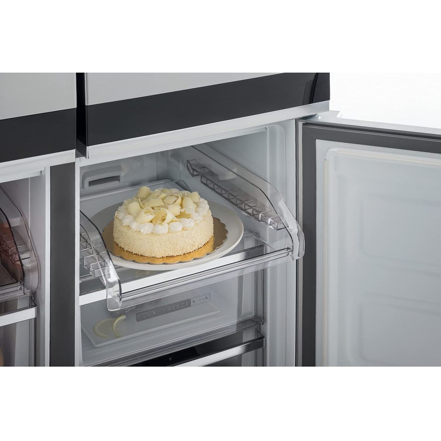 Whirlpool side-by-side american fridge: inox color - WQ9 B1L UK